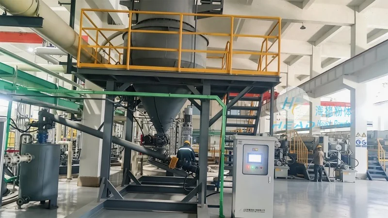 Hunan, Changde’deki bir yem işletmesinde premikslenmiş yem için seyreltilmiş faz pnömatik taşıma projesinin vaka çalışması