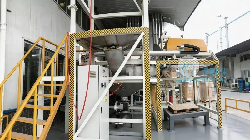 Plast granüllerin pozitif basınçlı pnömatik taşınması