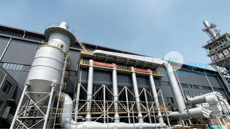 Guangdong, Dongguan’daki bir elektronik şirketi için kuvars tozunun pozitif basınçlı pnömatik taşıma projesi