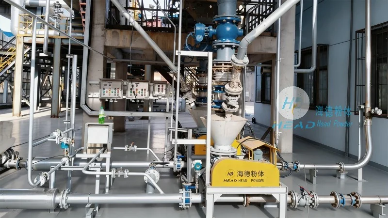 Guangdong, Shenzhen'deki bir yapı malzemeleri şirketindeki Beton Karışık Pnömatik Taşıma Projesi Üzerine Vaka Çalışması
