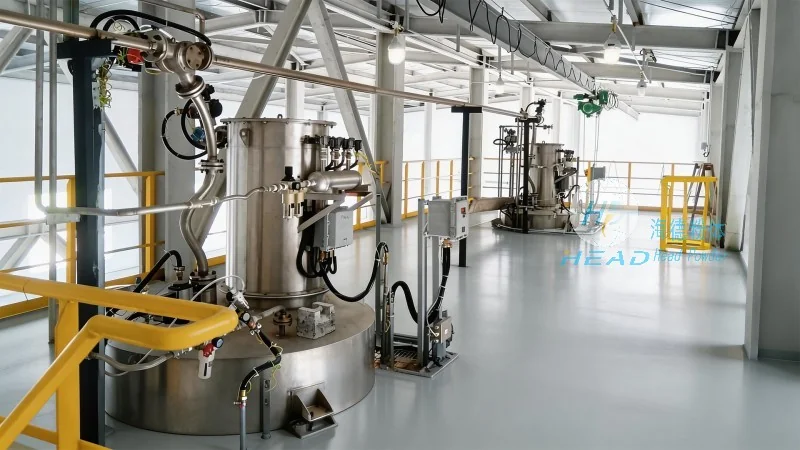 Soda külünün pozitif basınçlı pnömatik taşınması