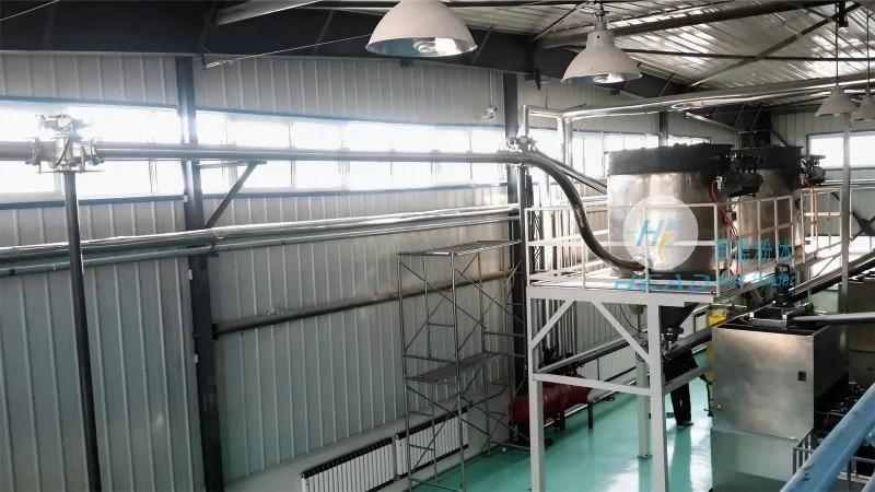 Henan, Xinxiang’daki bir kimya şirketinde talaş tozu için negatif basınçlı pnömatik taşıma projesinin vaka çalışması