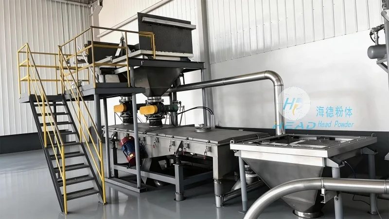 Guangxi, Liuzhou’daki bir metalurji işletmesine ait manganez demir cevheri tozu için pozitif basınç pnömatik taşıma projesinin vaka çalışması