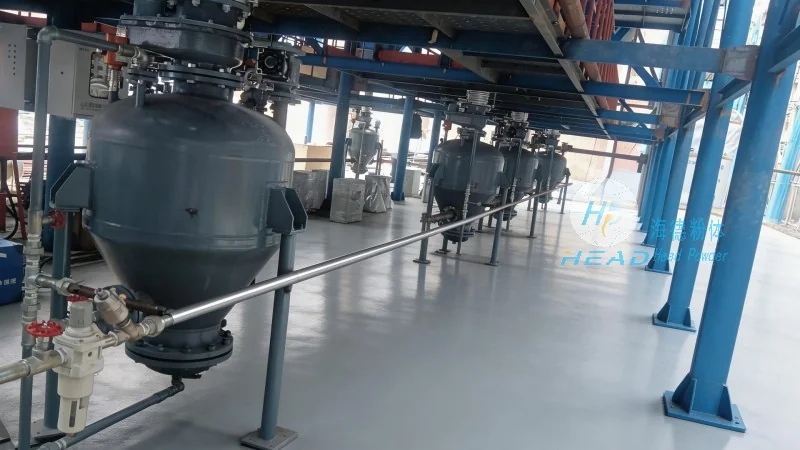 Silikon Tozu Nitrogeni Dolaşımlı Pnömatik Taşıma Silikon Tozu Nitrogeni Dolaşımlı Pnömatik Taşıma