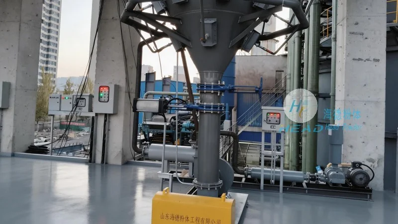 Hubei, Xiangyang’daki bir otomobil şirketinde lityum pil geri dönüşüm tozları için nitrojen dolaşım pnömatik taşıma projesinin vaka çalışması