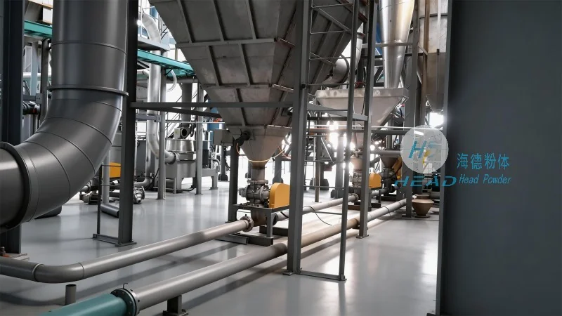 Shandong, Zaozhuang’daki bir lityum pil şirketi için lityum demir fosfat azot dolaşım pnömatik taşıma projesinin vaka çalışması