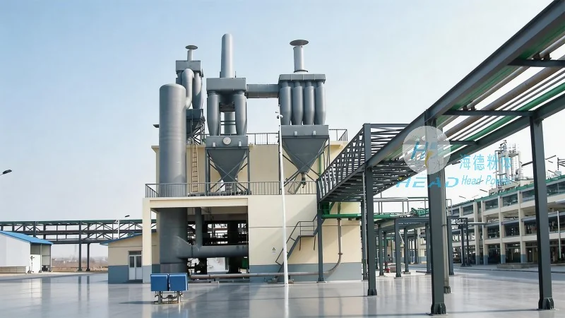 Jiangsu, Nantong’daki bir madencilik şirketi için spodumene taşkın tozunun yoğun faz pnömatik taşıma projesi
